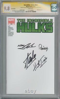 INCREDIBLE HULKS #635 CGC 9.8 SIGNATURE SERIES SIGNED x4 STAN LEE TRIMPE ADAMS