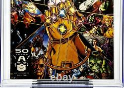 INFINITY GAUNTLET #1 CGC 9.6 JSA SIGNATURE SERIES JIM STARLIN Signed JUST GRADED