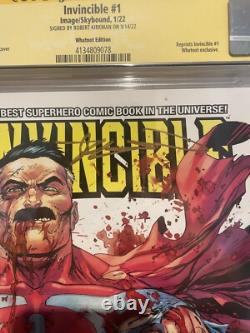 INVINCIBLE #1 OMNI-MAN Whatnot Kirkham CGC 9.8 Signature Series Robert Kirkman