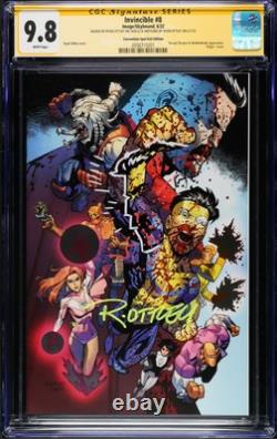 INVINCIBLE #8 2022 SDCC Signed & Sketch Ryan Ottley CGC 9.8 Signature Series