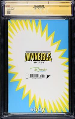 INVINCIBLE #8 2022 SDCC Signed & Sketch Ryan Ottley CGC 9.8 Signature Series