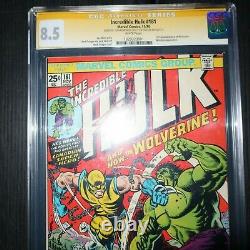 Incredible Hulk #181 Marvel 1974 1st App. Wolverine CGC 8.5, Signature Series