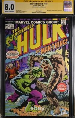 Incredible Hulk #197 3/76 Cgc Signature Series Signed By Joe Staton -cgc 8.0