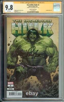 Incredible Hulk #2 SS CGC 9.8 Lou Ferrigno Signature Auto Variant Cover