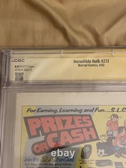 Incredible Hulk #272 Cgc 6.0 Signature Series Signed By Al Milgrom