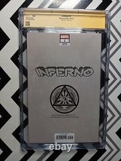 Inferno 1 REBECCA ROMIJN CGC 9.8 Signature Series NAKAYAMA VARIANT Mystique