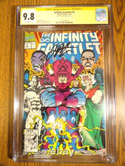 Infinity Gauntlet #5 RARE Starlin Signature Series CGC 9.8 SS 1st Print Marvel