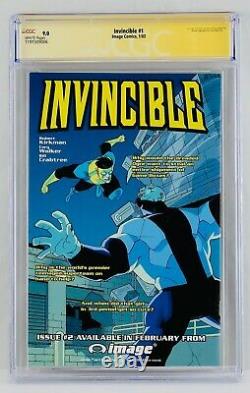 Invincible #1 CGC 9.0 White Pages Signature Series Cory Walker SS 1st Appearance