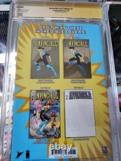 Invincible #1 CGC SS 9.8 Signed Tony Sklepic Mach 6 Virgin No Masss MegaCon