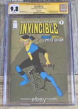 Invincible #1 CGC Signature Series 9.8 Signed & Sketched By Ryan Ottley variant