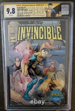 Invincible #1 Cgc 9.8 Signed By Robert Kirkman Signature Series Amazon