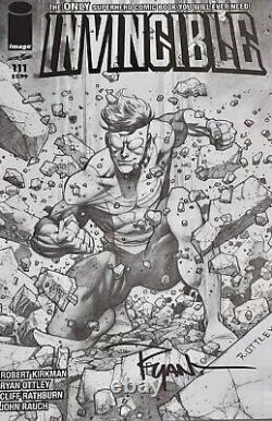 Invincible #111 CGC Signature Series 9.8 WHITE PAGES Ottley Sketch Variant
