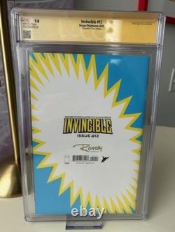Invincible #12 Convention Day Edition CGC 9.8 SS Sign by Robert Kirkman