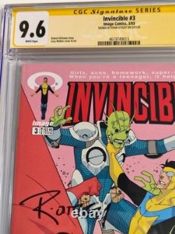 Invincible #3 CGC SS 9.6 NM+ 2003 Image Signed Ottley