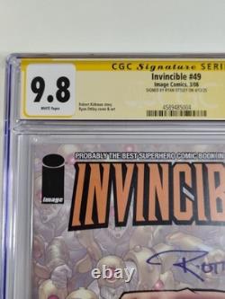 Invincible #49 (2008) CGC Sig Series 9.8 Ottley