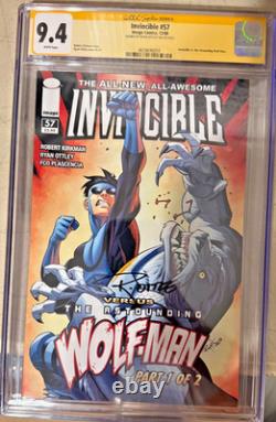Invincible #57 Signature Series Cgc 9.4 Signed By Ryan Ottley