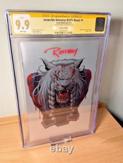 Invincible Universe Battle Beast #1 CGC 9.9 Signature Series SS R Ottley