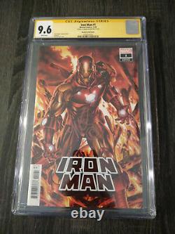Iron Man #1 Cgc 9.6 Signature Series Mark Brooks! 50 Variant Marvel Comics 2020