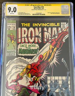 Iron Man #10 CGC 9.0 Signature Series Walt Simonson Letter to Editor & Signature