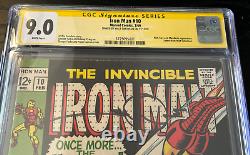 Iron Man #10 CGC 9.0 Signature Series Walt Simonson Letter to Editor & Signature