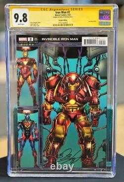 Iron Man #2 2023 Bob Layton Variant CGC Graded 9.8 Signature Series Comic Book