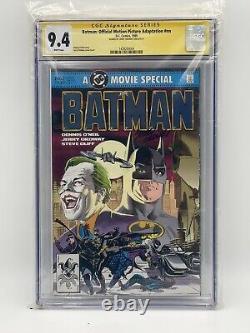 Jerry Ordway SIGNED CGC Signature Series 9.4 Batman The Motion Picture 1989