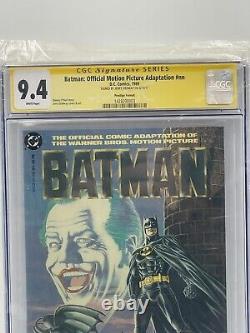 Jerry Ordway SIGNED CGC Signature Series 9.4 Batman The Motion Picture 1989