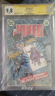 Joker #1 Neal Adams Exclusive CGC 9.8 Signature Series Comic