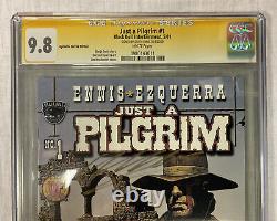 Just A Pilgrim #1 CGC 9.8 Signature Series Garth Ennius Black Bull Ent. 2001
