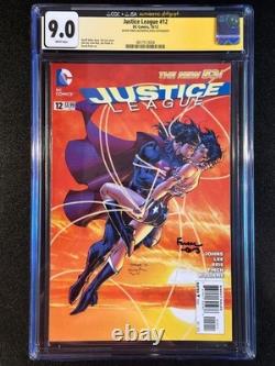 Justice League #12 CGC 9.0 SS 1ST PRINT DAVID FINCH SIGNED Oct 2012 DC NEW 52
