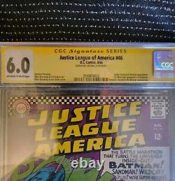 Justice League of America #46 1966 CGC 6.0 Signature Series Top POP! Rare