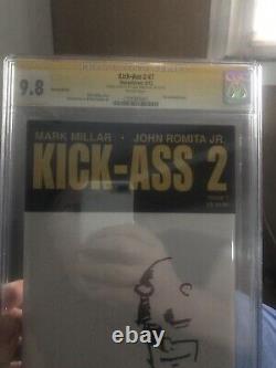 Kick-Ass 2 #7 CGC 9.8 Signature Series Signed & Sketched By John Romita Jr
