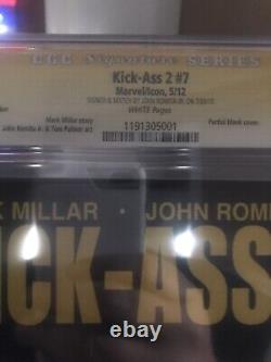 Kick-Ass 2 #7 CGC 9.8 Signature Series Signed & Sketched By John Romita Jr