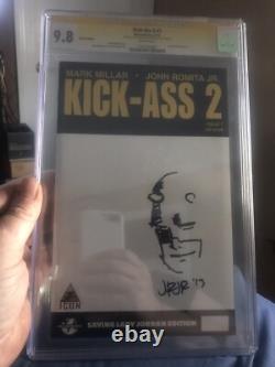 Kick-Ass 2 #7 CGC 9.8 Signature Series Signed & Sketched By John Romita Jr