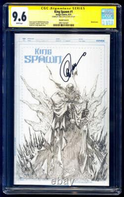 King Spawn #1 150 Sketch SS CGC 9.6 Greg Capullo Signature Series Cover H