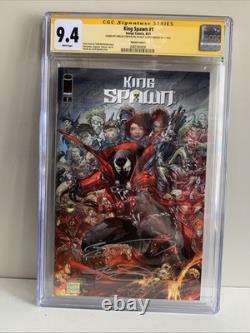 King Spawn #1 CGC 9.4 Signature Series Adelso Corona & Brett Booth Image Comics