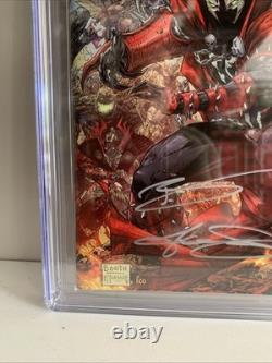King Spawn #1 CGC 9.4 Signature Series Adelso Corona & Brett Booth Image Comics