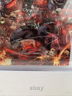 King Spawn #1 CGC 9.4 Signature Series Adelso Corona & Brett Booth Image Comics