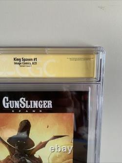 King Spawn #1 CGC 9.4 Signature Series Adelso Corona & Brett Booth Image Comics