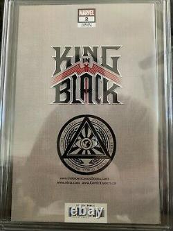 King in Black 2 CGC 9.8 signature series Kirkham Virgin Cover