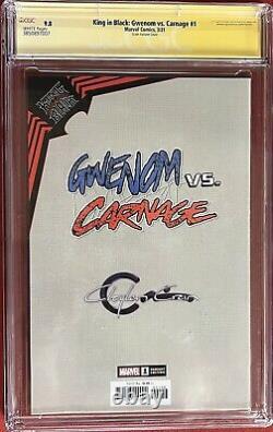 King in Black Gwenom vs Carnage CGC Clayton Crain Signature Series Variant