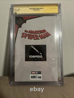 King in Black Spider-man #1 Liefeld Variant Rare CGC Signatures Series 9.0