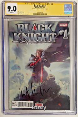 Kit Harington Autographed CGC Signature Series Graded 9.0 Marvel Black Knight #1