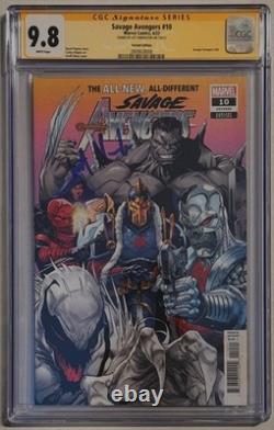 Kit Harington Signed CGC Signature Series Grade 9.8 Marvel Savage Avengers #10