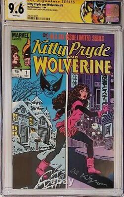 Kitty Pryde and Wolverine 1-6 CGC Signature Series All 6 remarqued by Al Milgrom