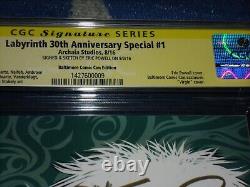 Labryinth 30th Anniversary Spcial 1 Cgc 9.8 Ss Serial #142760009