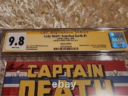 Lady Captain Death Scorched Earth 1 Homage Edition CGC 9.8 Signature Series