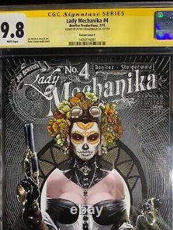 Lady Mechanika # 4 CGC 9.8 Signature Series Benitez Steigerwald exclusive 1/500