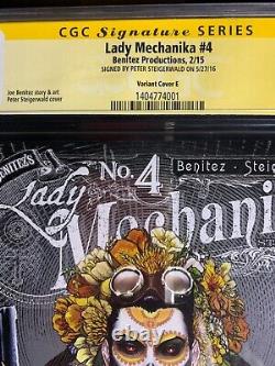 Lady Mechanika # 4 CGC 9.8 Signature Series Benitez Steigerwald exclusive 1/500