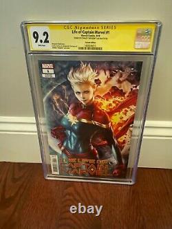 Life of Captain Marvel (2018) #1 CGC Signature Series 9.2 Signed By Stanley Lau